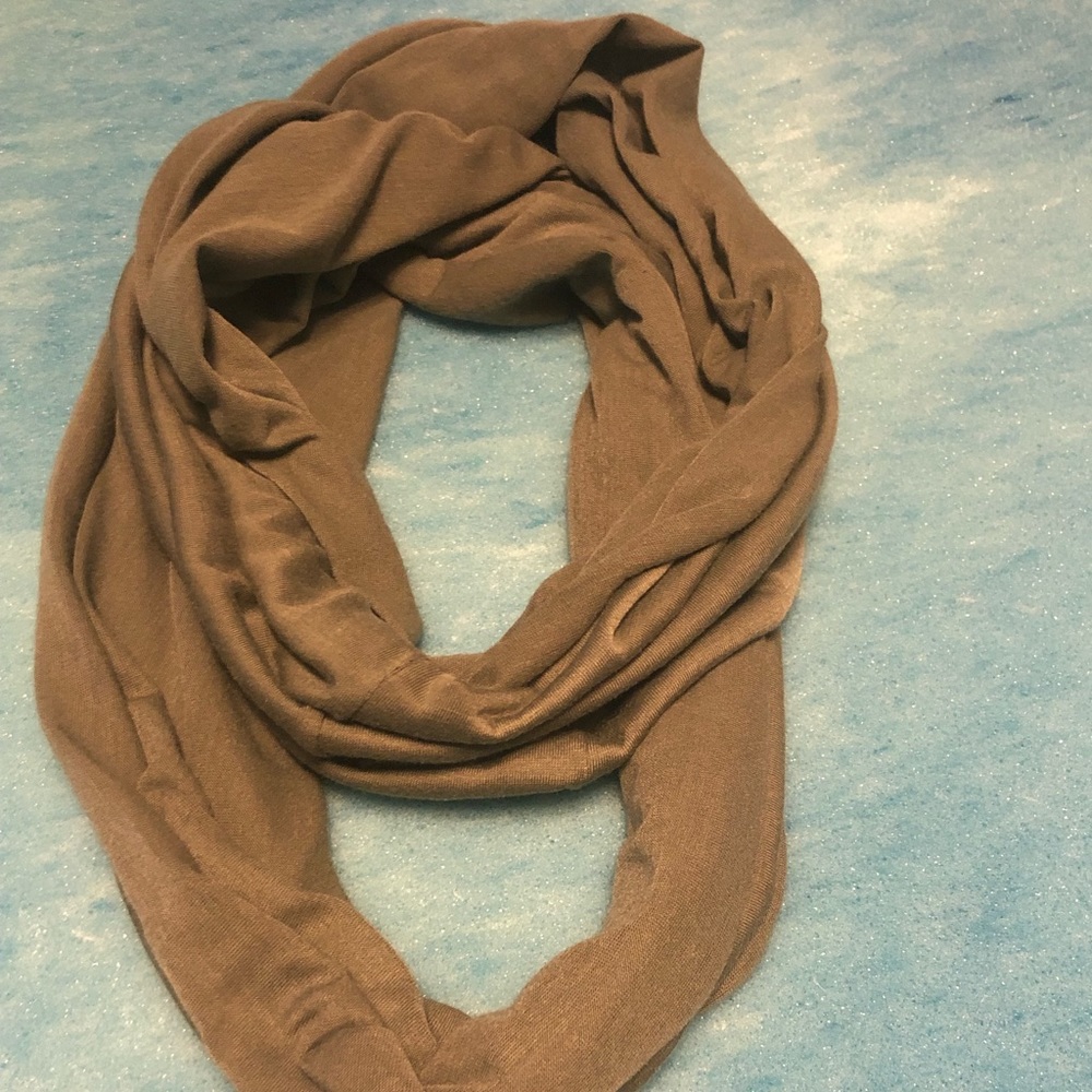Olive Green Infinity Scarf